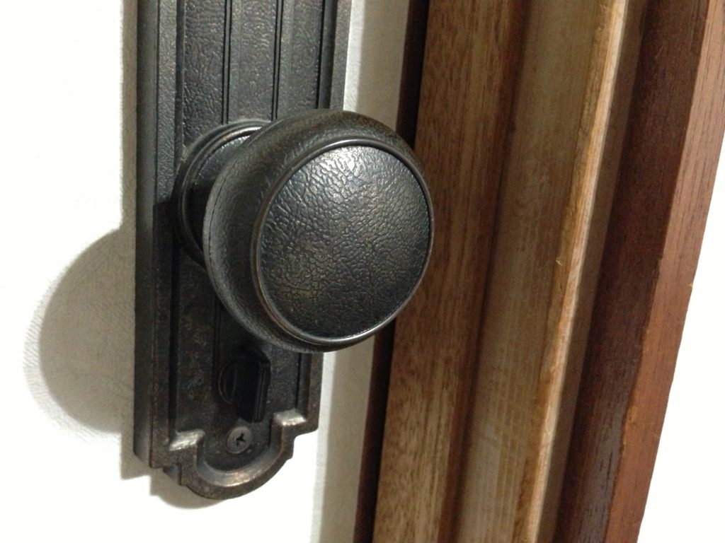 Bifold door knob placement Door Knobs