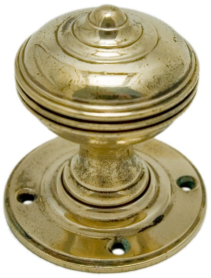 antique brass door knob photo - 10