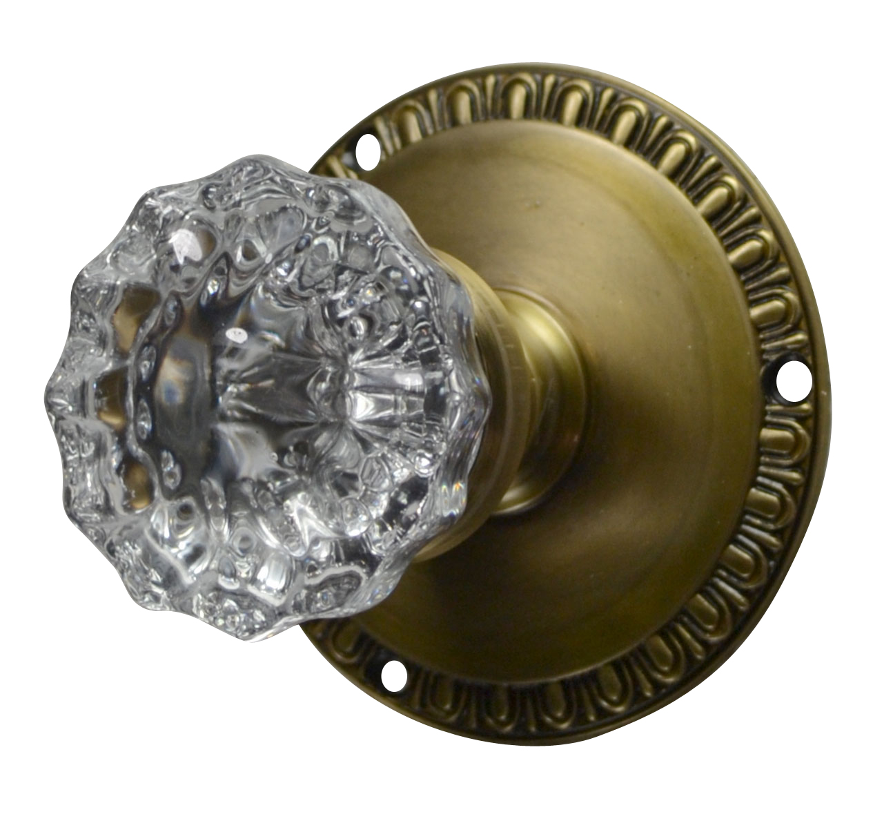 antique brass door knob photo - 6