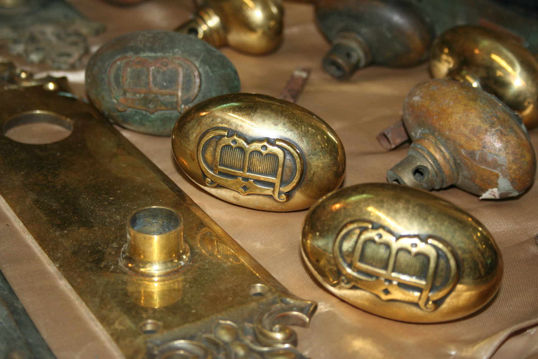 antique brass door knobs for sale photo - 20