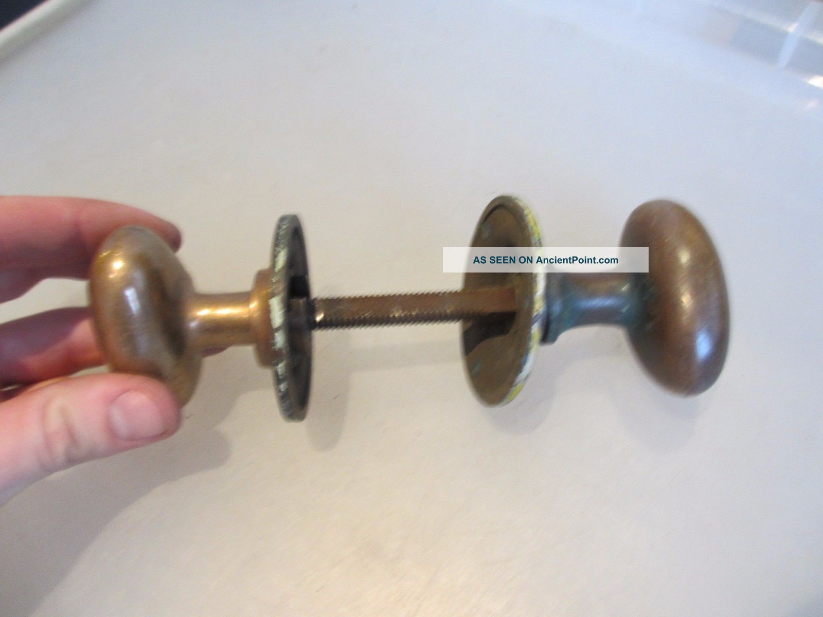 antique bronze door knobs photo - 20