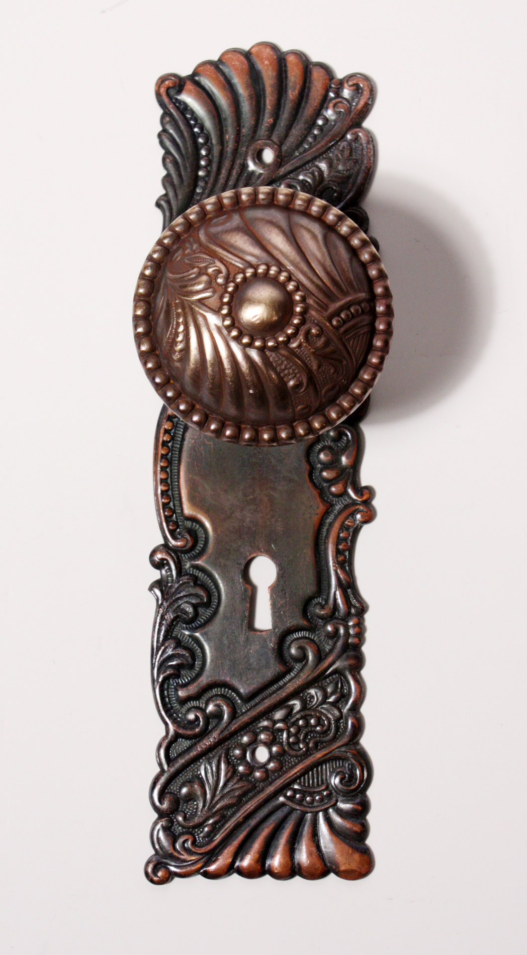 antique bronze door knobs photo - 9