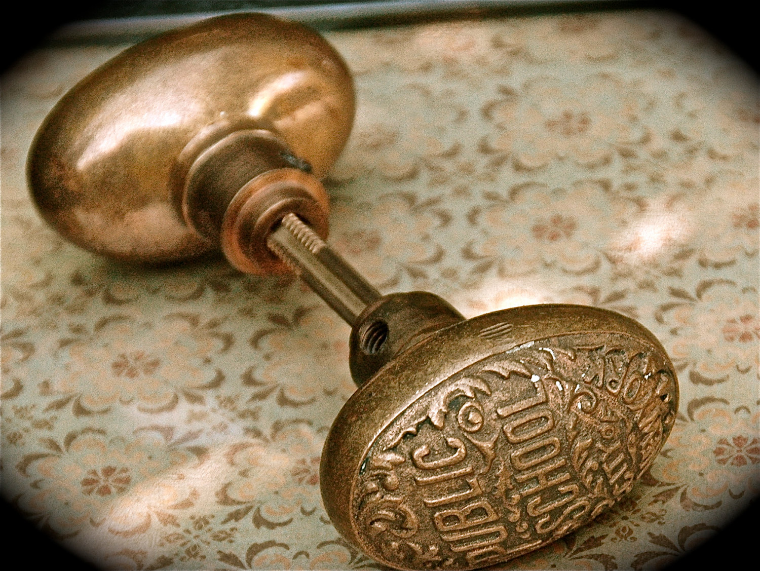 antique door knob photo - 1