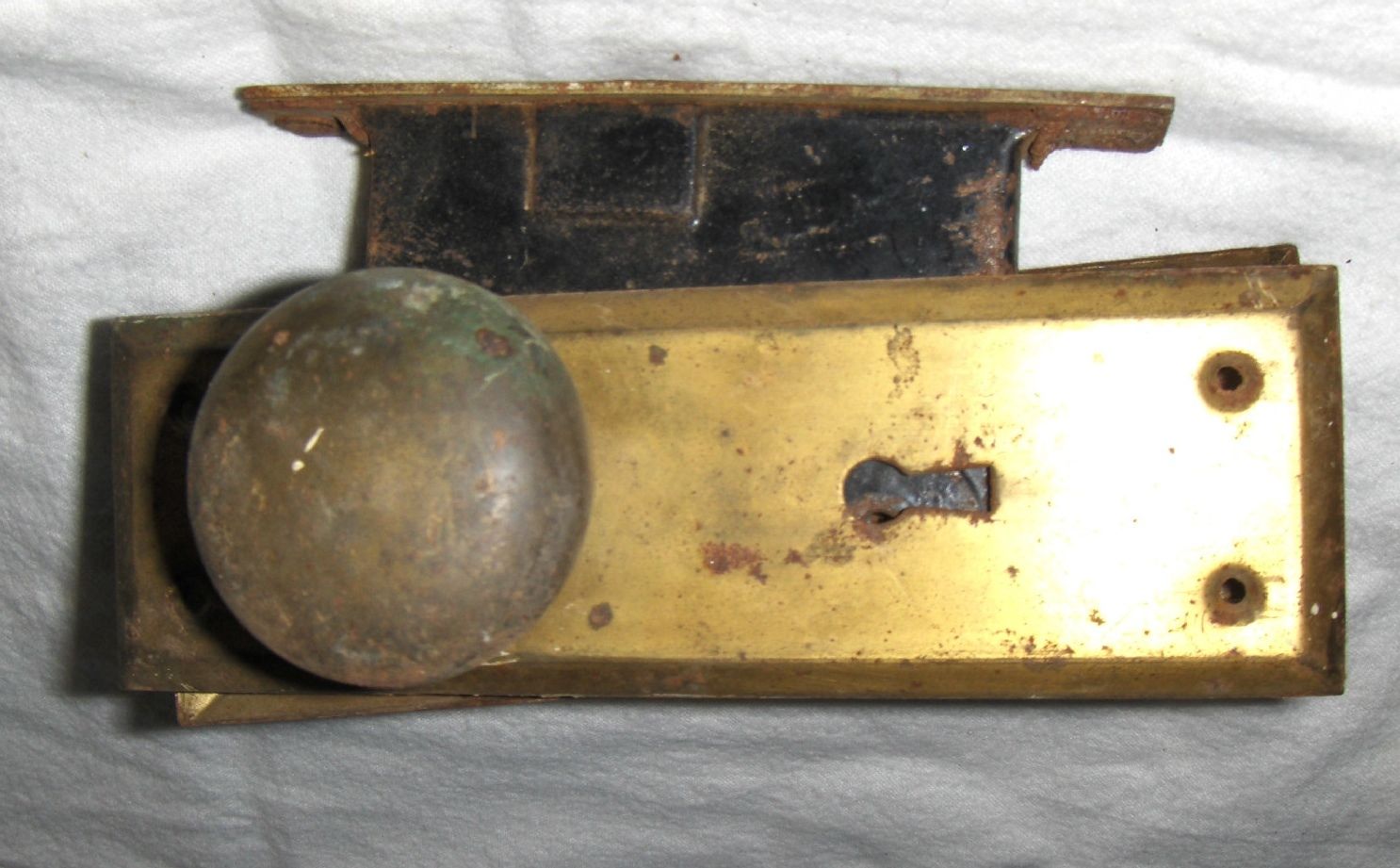 antique door knob parts photo - 10