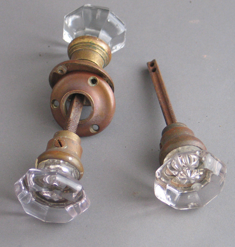 antique door knob parts photo - 11