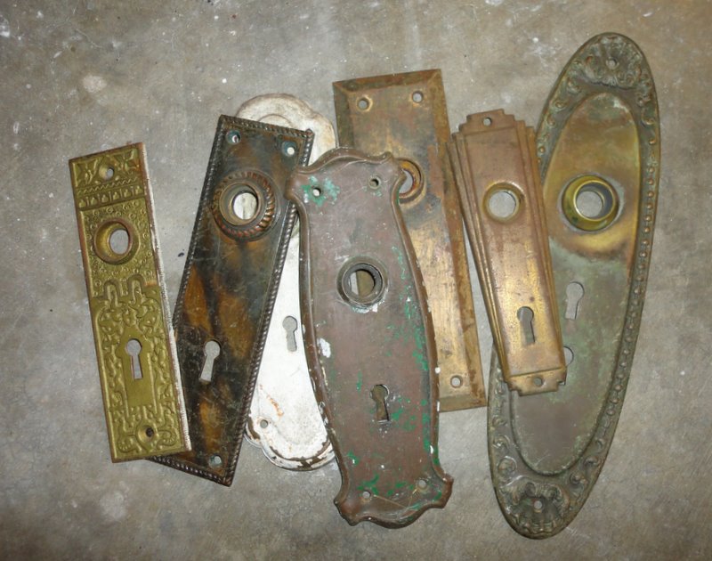 antique door knob parts photo - 19