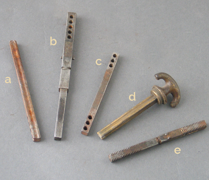 antique door knob parts photo - 2