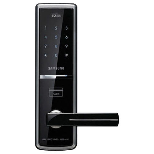 automatic locking door knob photo - 2