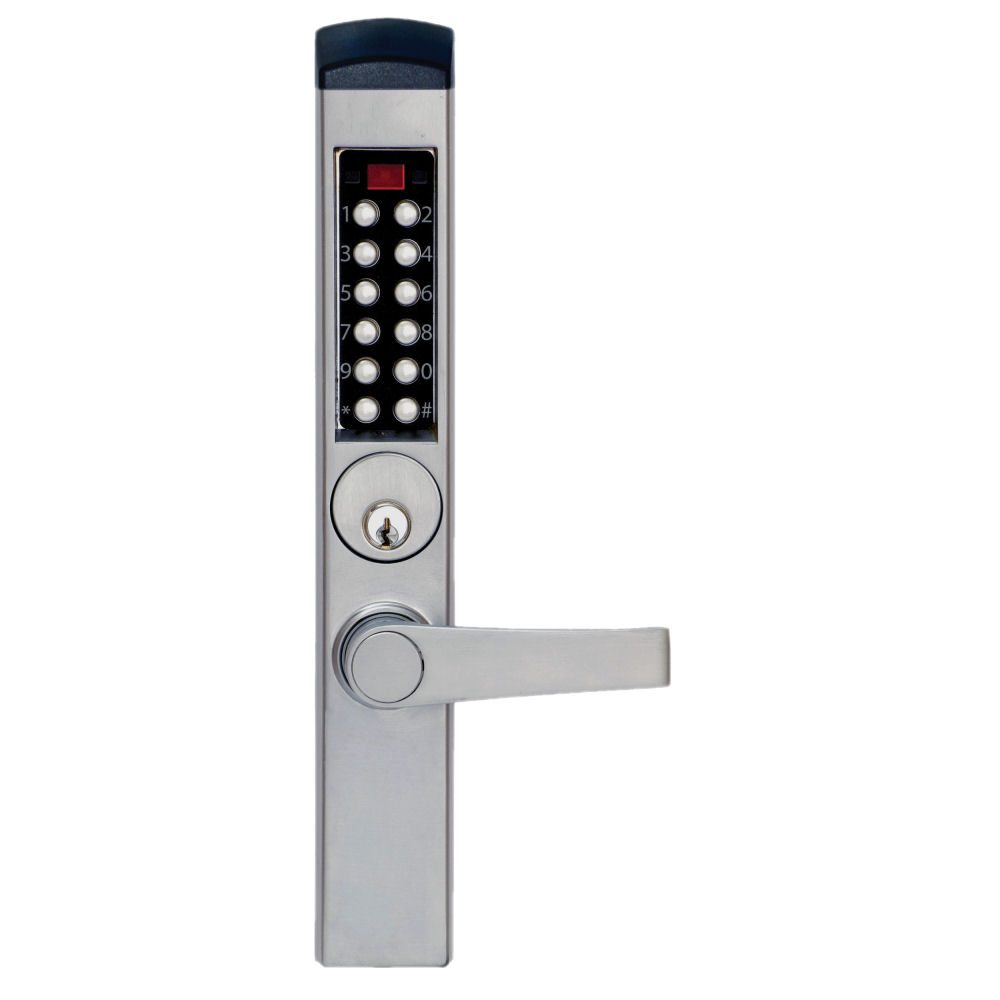 automatic locking door knob photo - 6