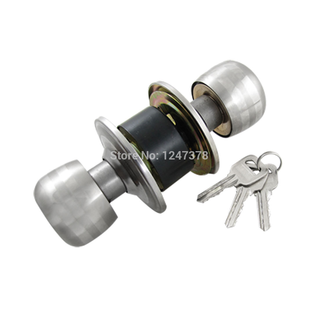 bedroom door knobs with key lock photo - 6