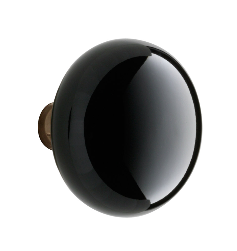 black ceramic door knobs photo - 4