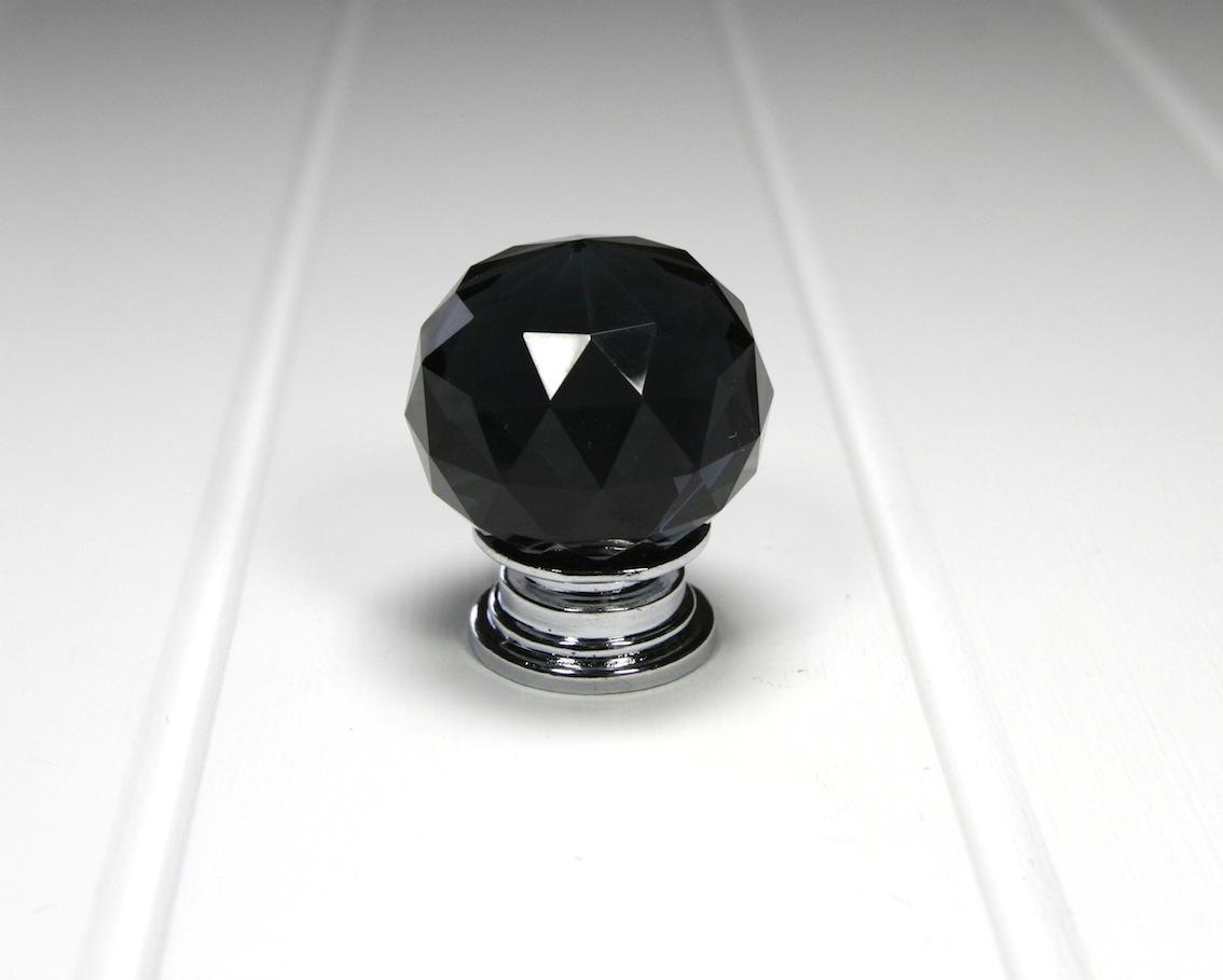 black crystal door knobs photo - 1