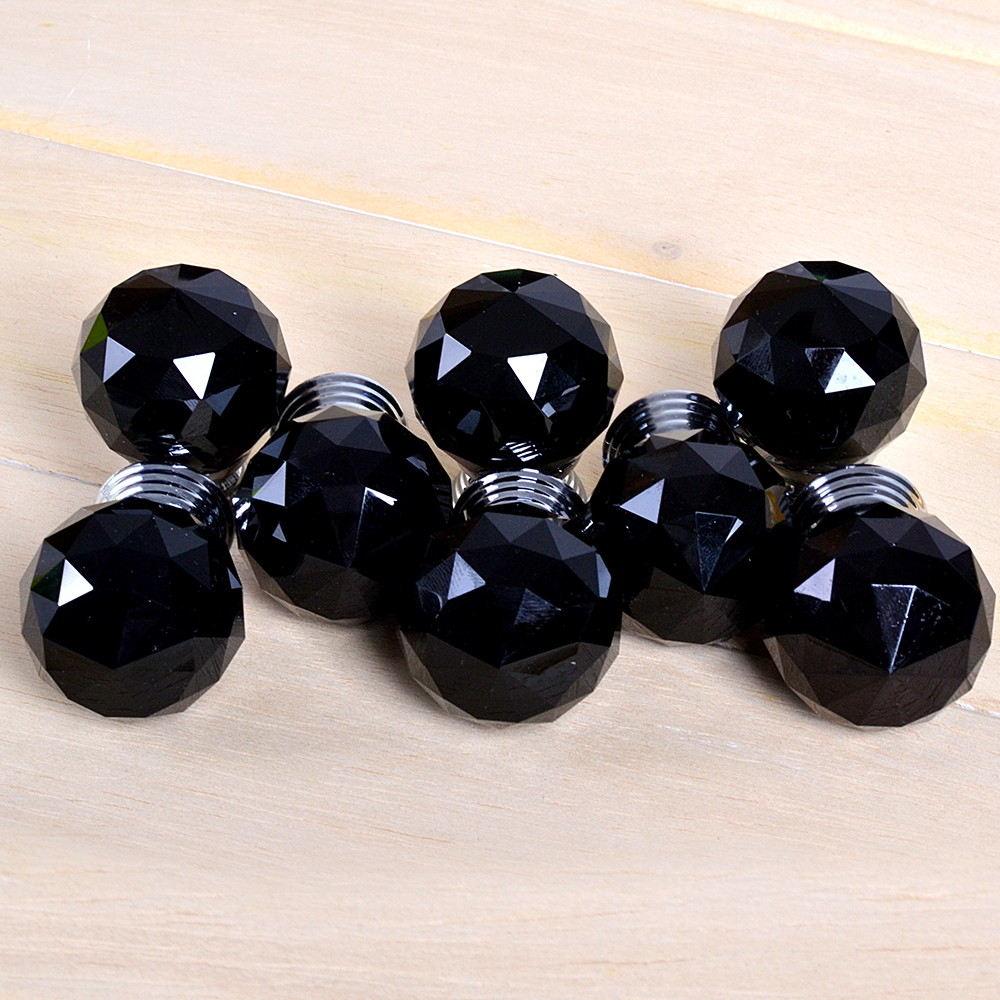 black crystal door knobs photo - 6