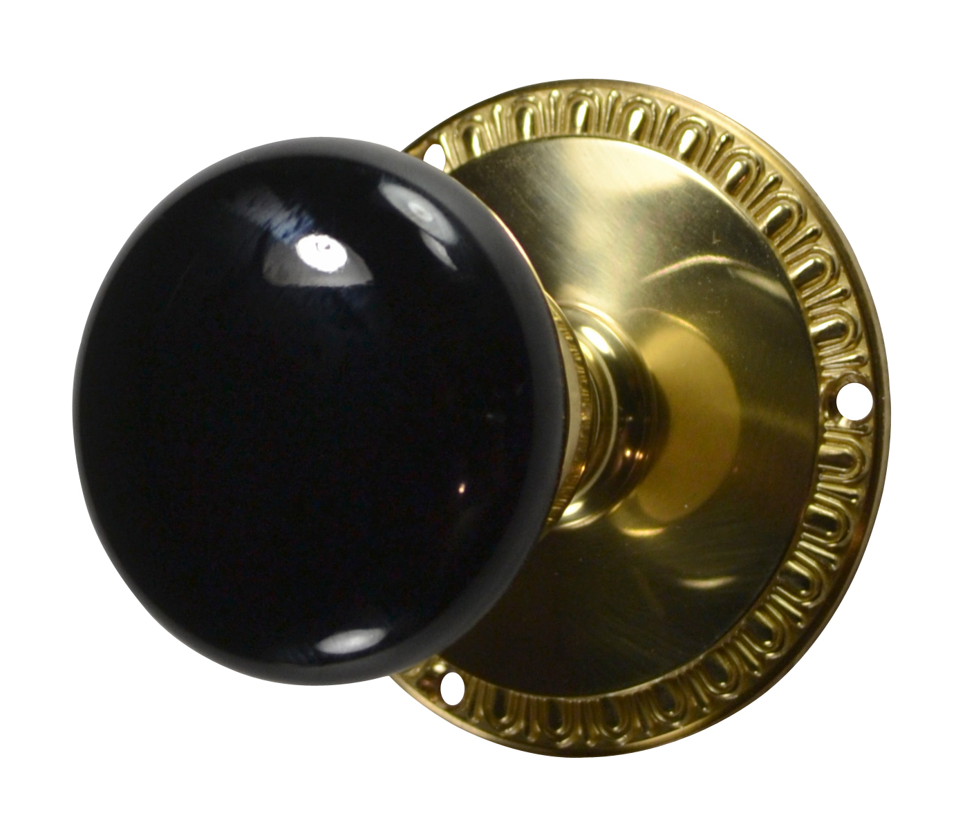 black porcelain door knobs photo - 16