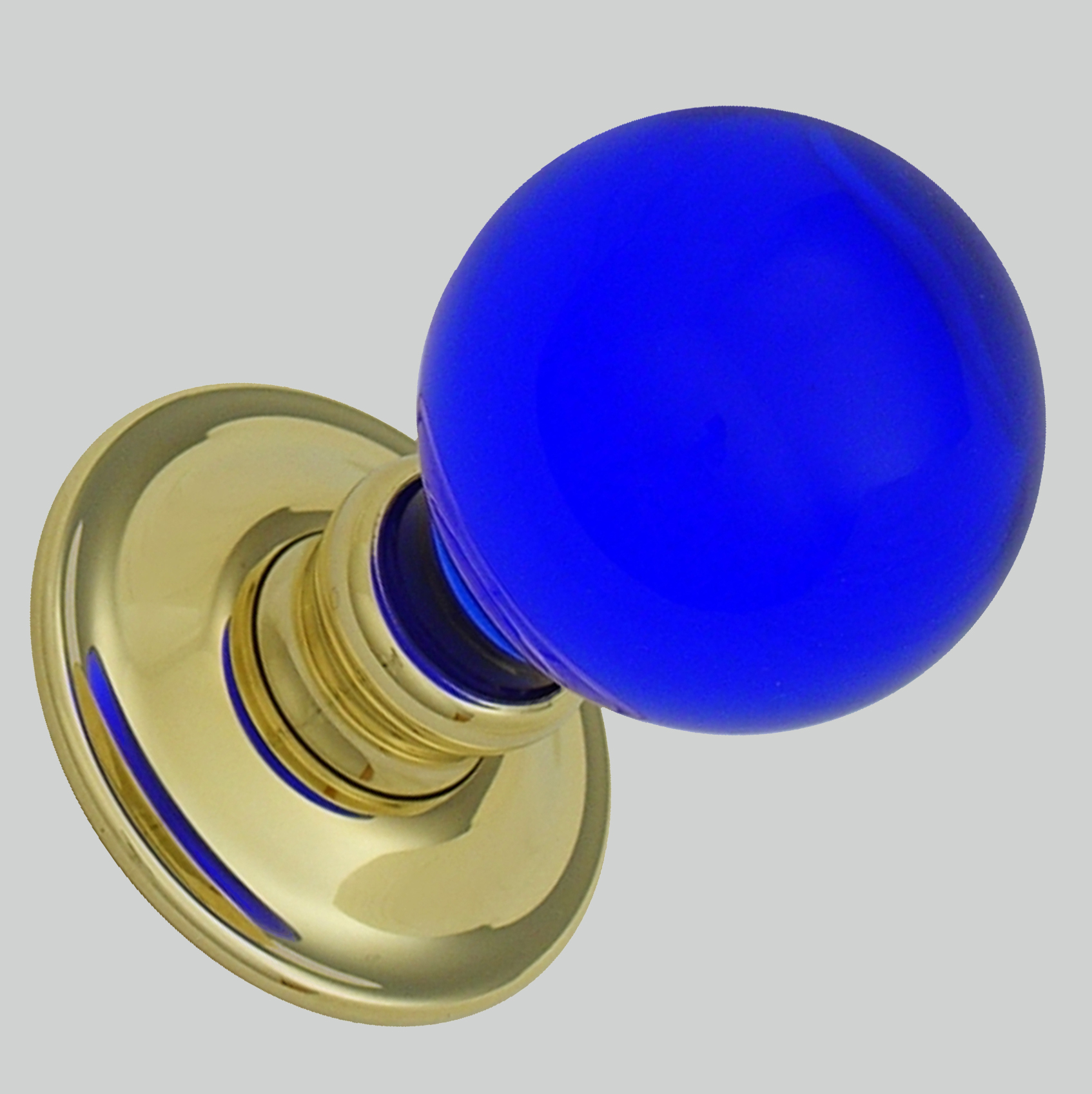 blue door knob photo - 15