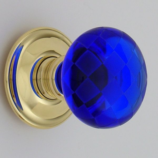 blue door knob photo - 8