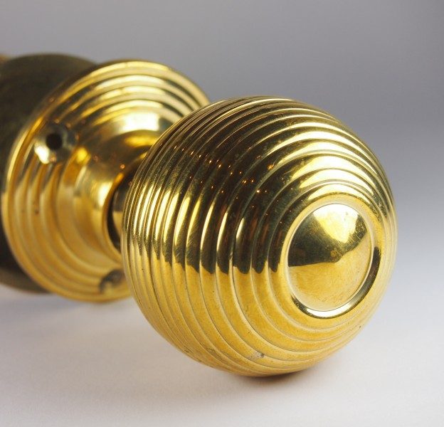 brass beehive door knobs photo - 15