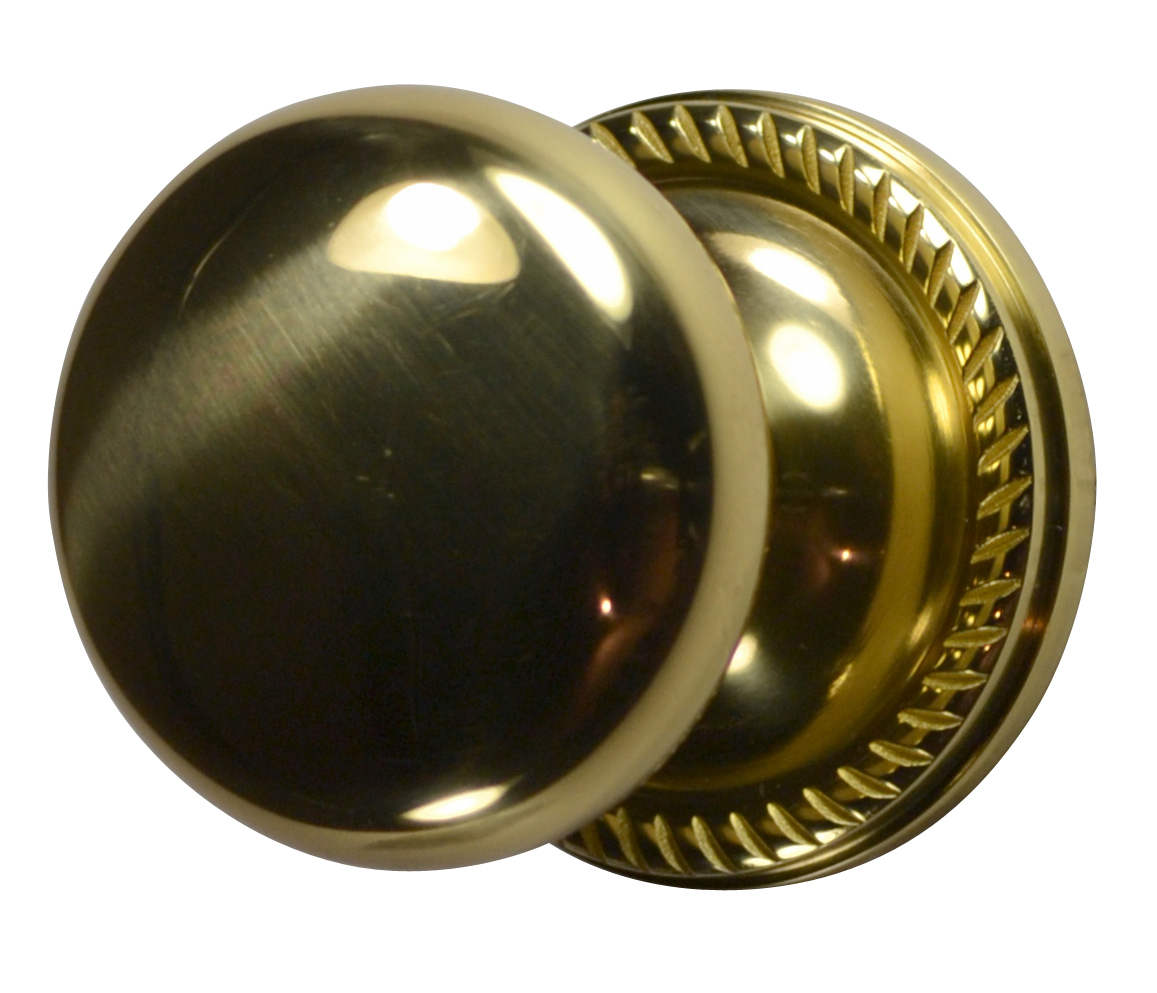 brass door knob plate photo - 3