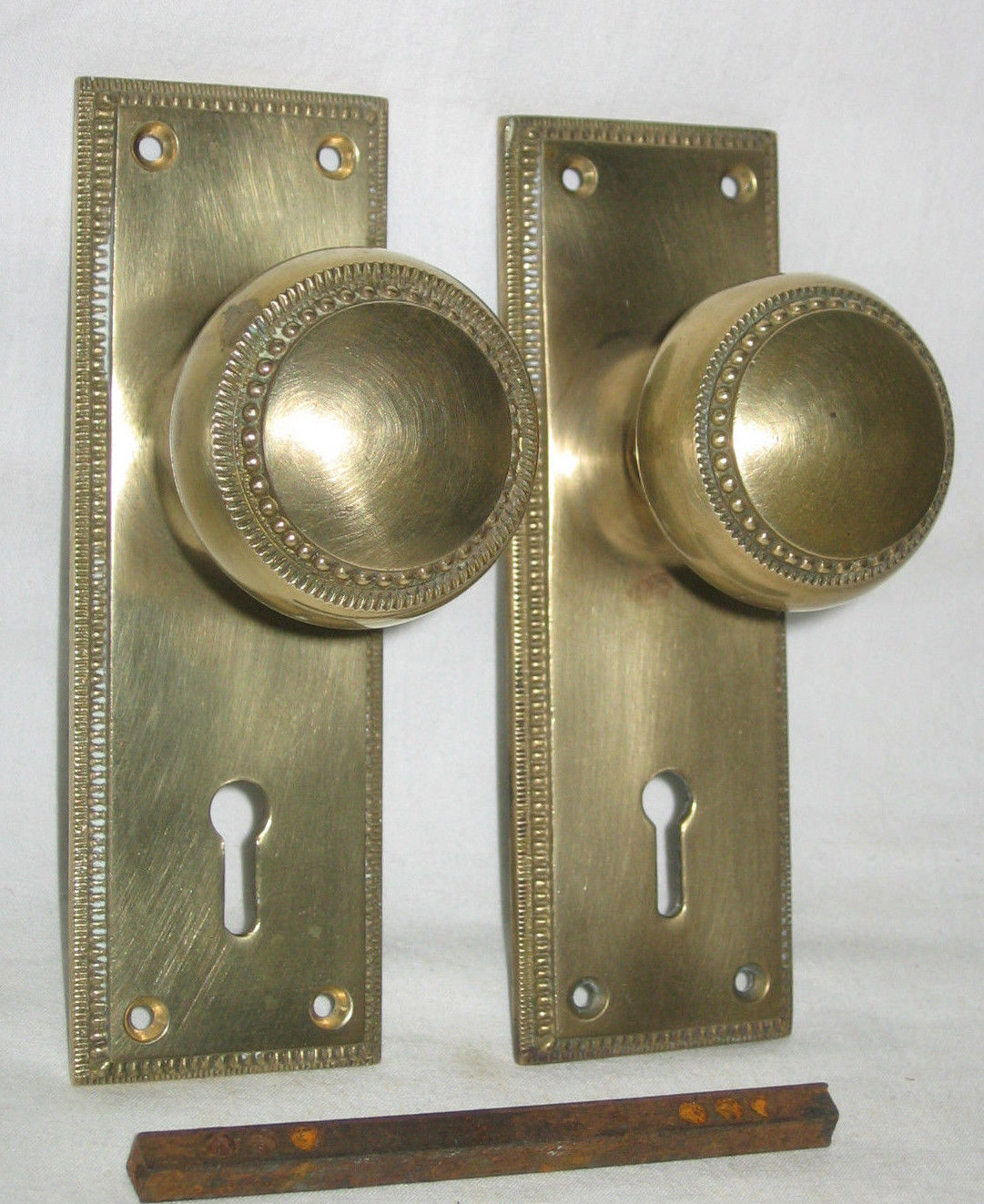 brass front door knob photo - 5