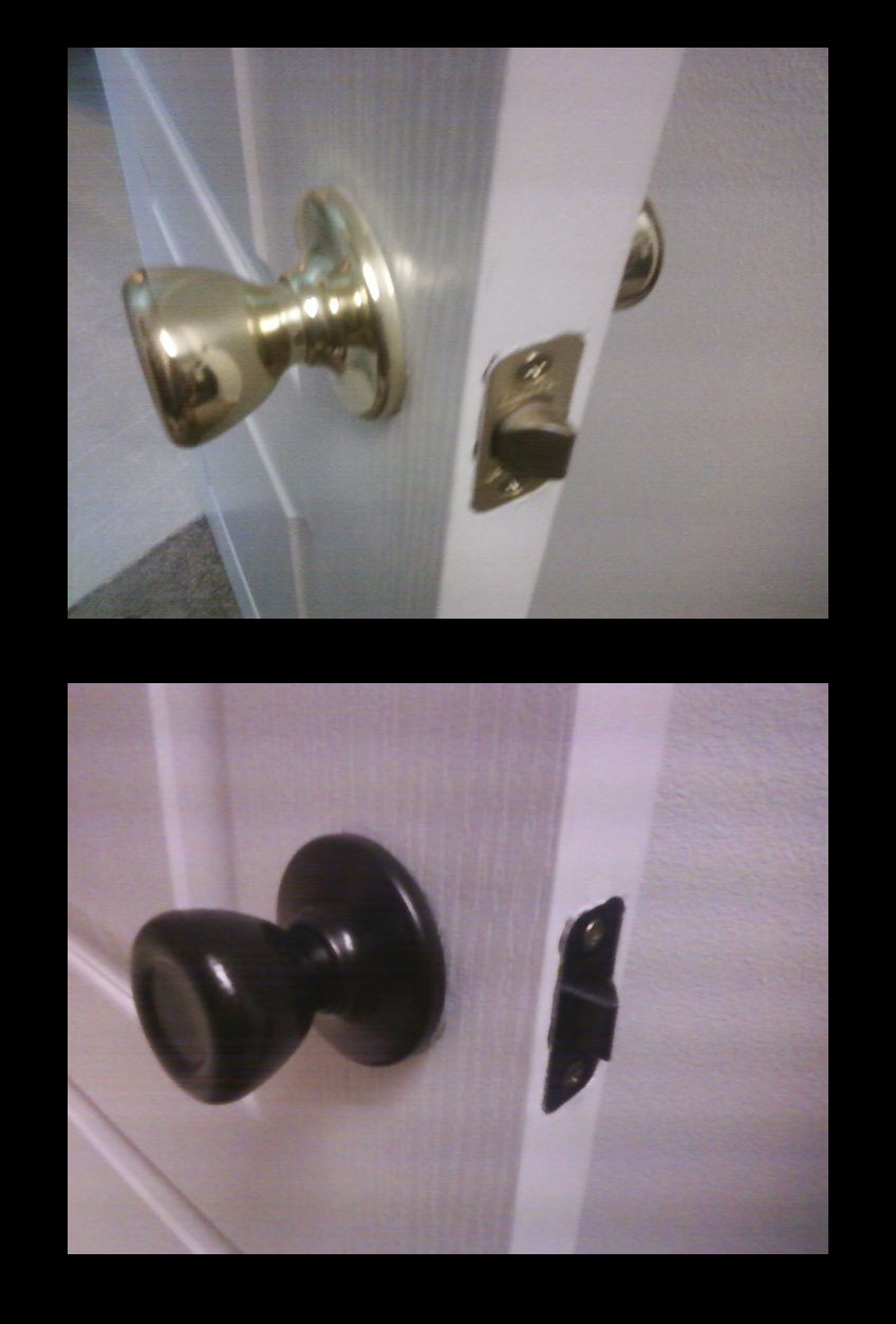 can you paint brass door knobs photo - 12