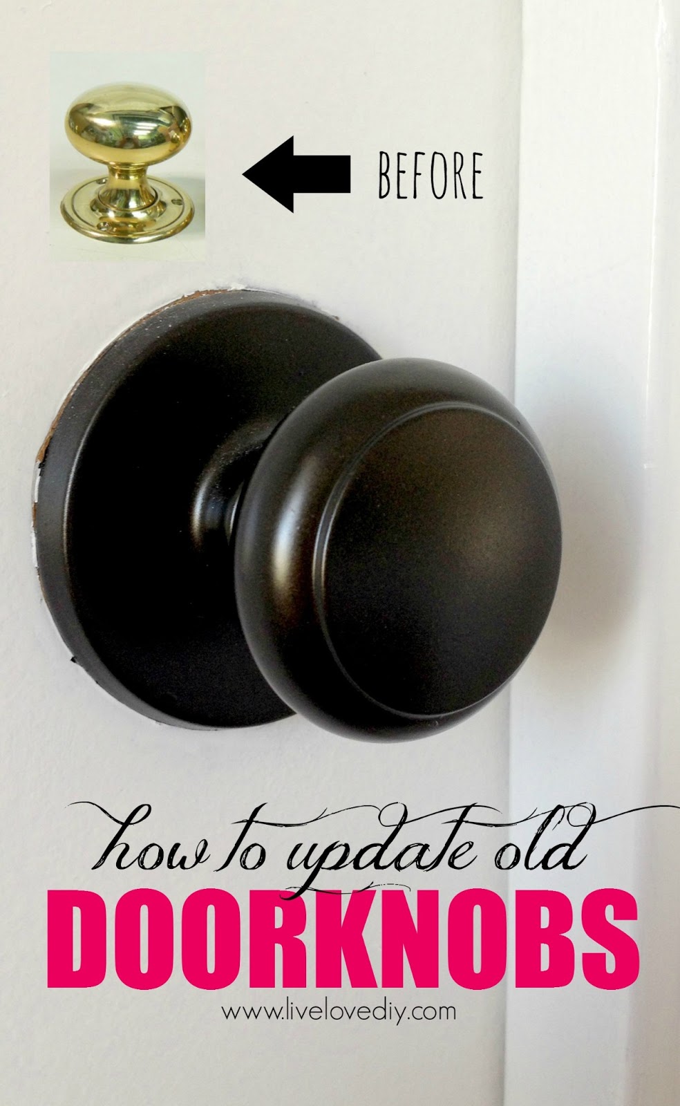 can you paint brass door knobs photo - 4