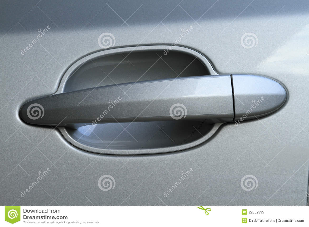 car door knob photo - 1