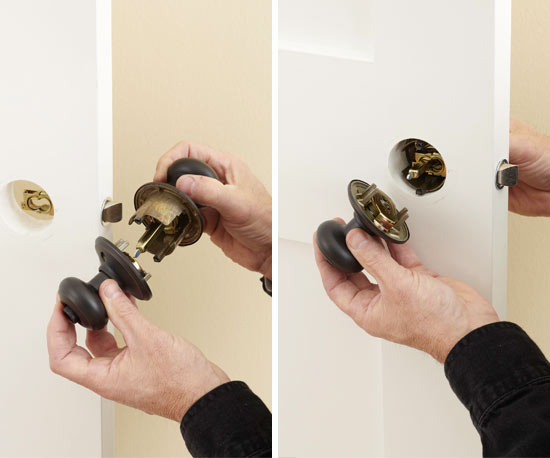 changing a door knob photo - 9