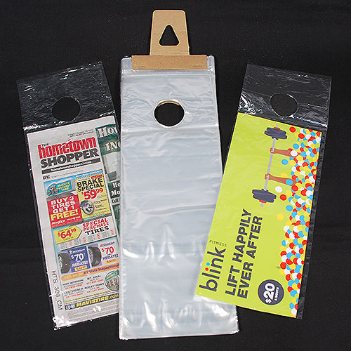 clear plastic door knob bags photo - 8