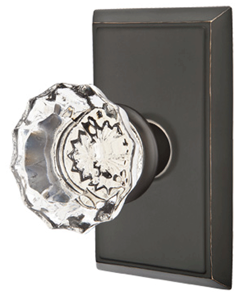 crystal door knob set photo - 4