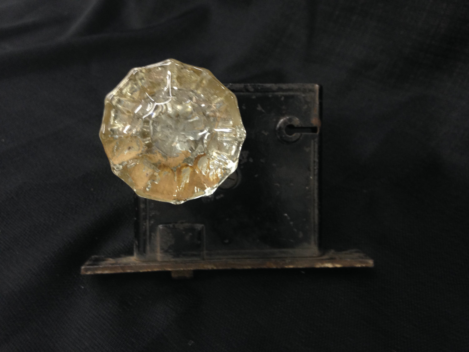 crystal door knobs with lock photo - 17