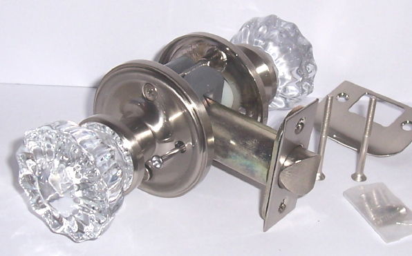 crystal privacy door knob sets photo - 7