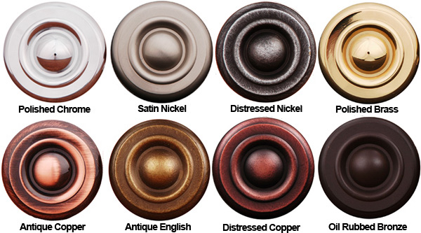 Lienbacher Silvio Bi-Color Door Handle Set – Round Rosettes, 8mm Square Spindle