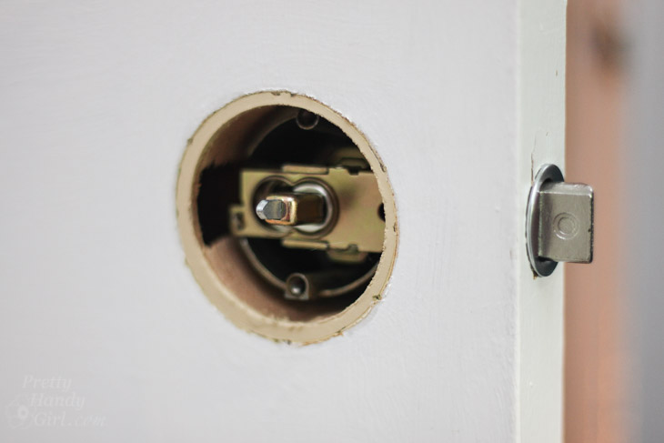 door knob hole photo - 5