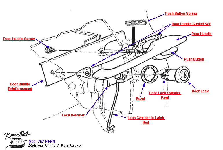 door knob parts diagram photo - 13