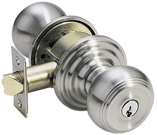 door knob with key photo - 1