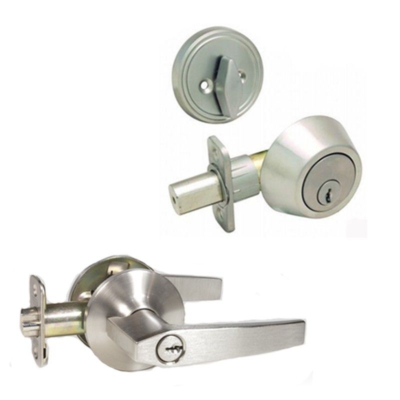 door knob with key lock photo - 4