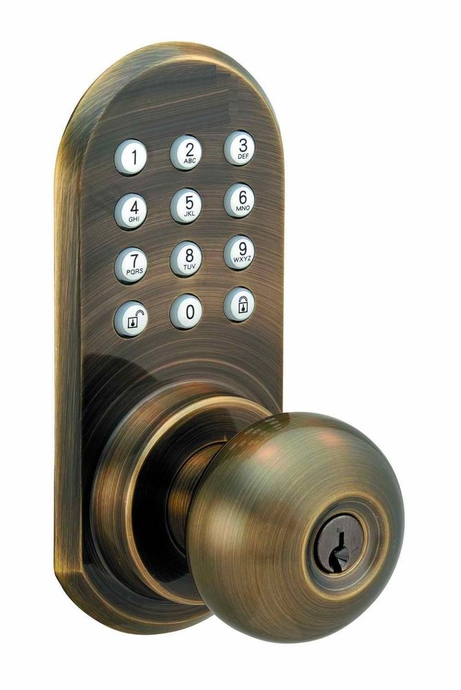 door knob with keypad photo - 4