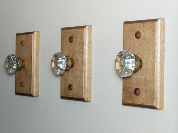 door knobs as coat hooks photo - 2