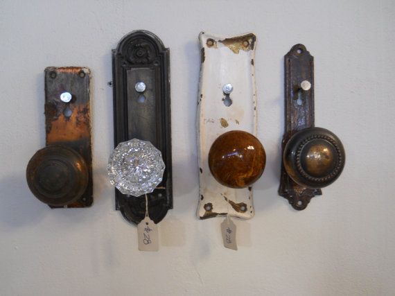 door knobs as coat hooks photo - 6