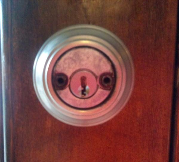 double keyed door knob photo - 20