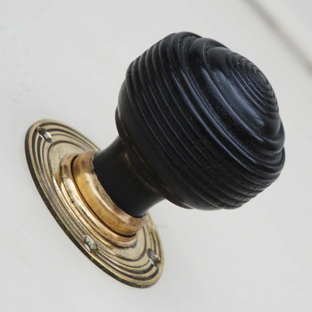 ebonised door knobs photo - 2