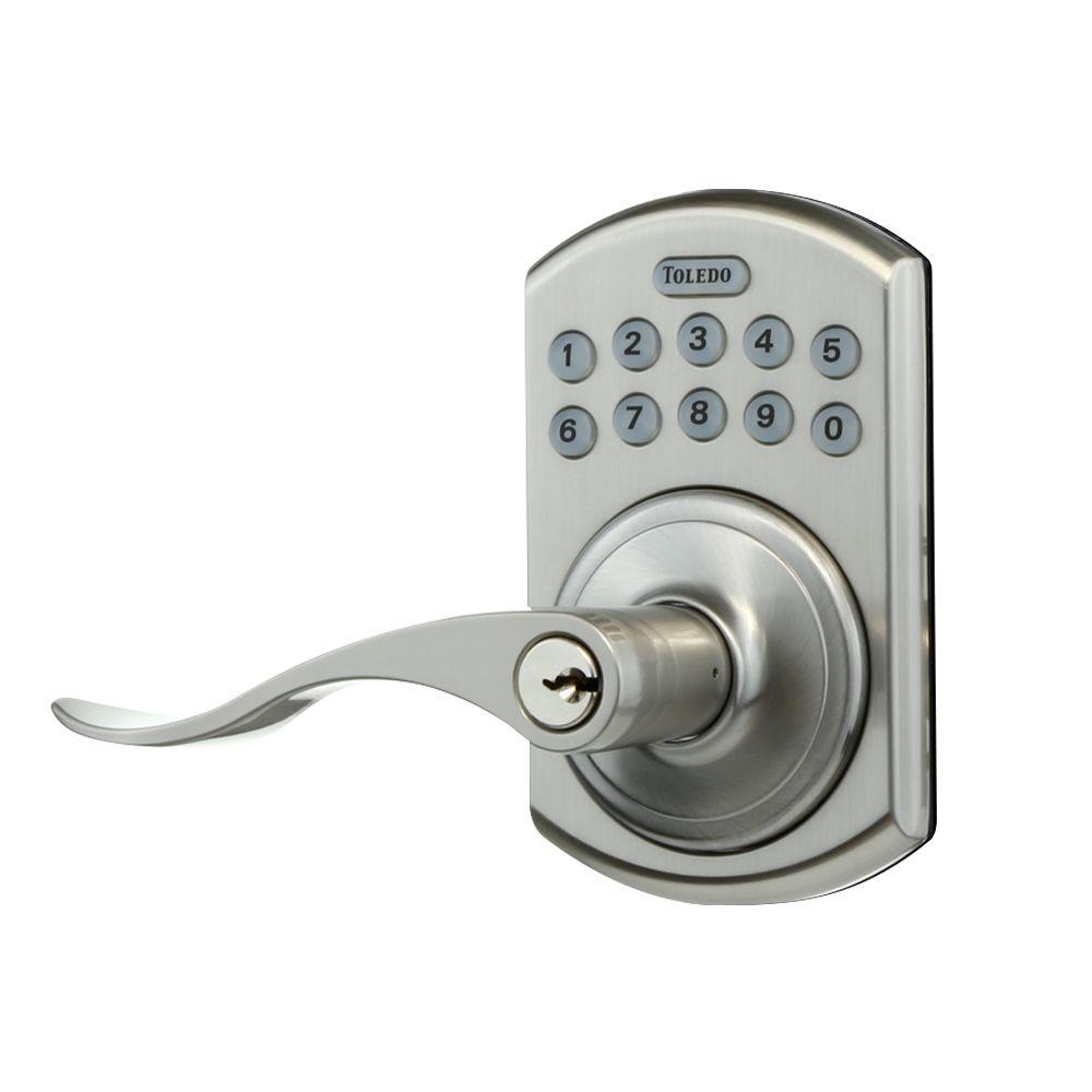 electronic door knob lock photo - 13