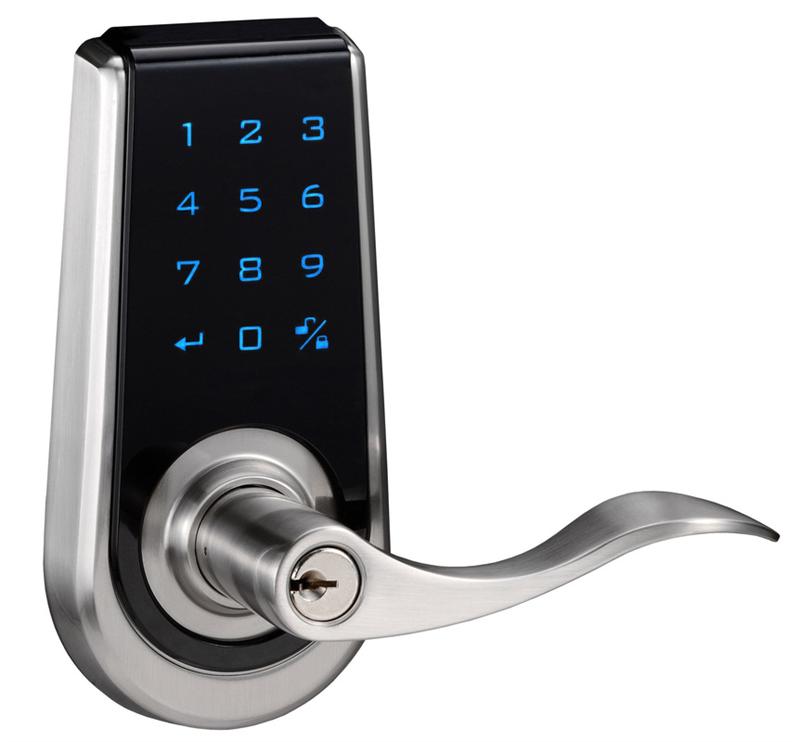 electronic door knob lock photo - 14