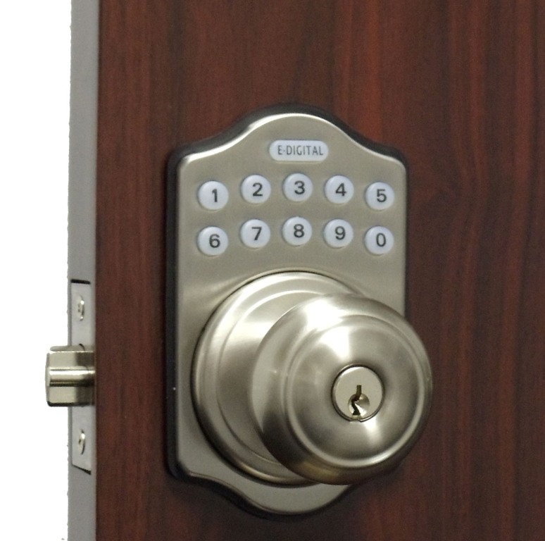 electronic door knobs photo - 14