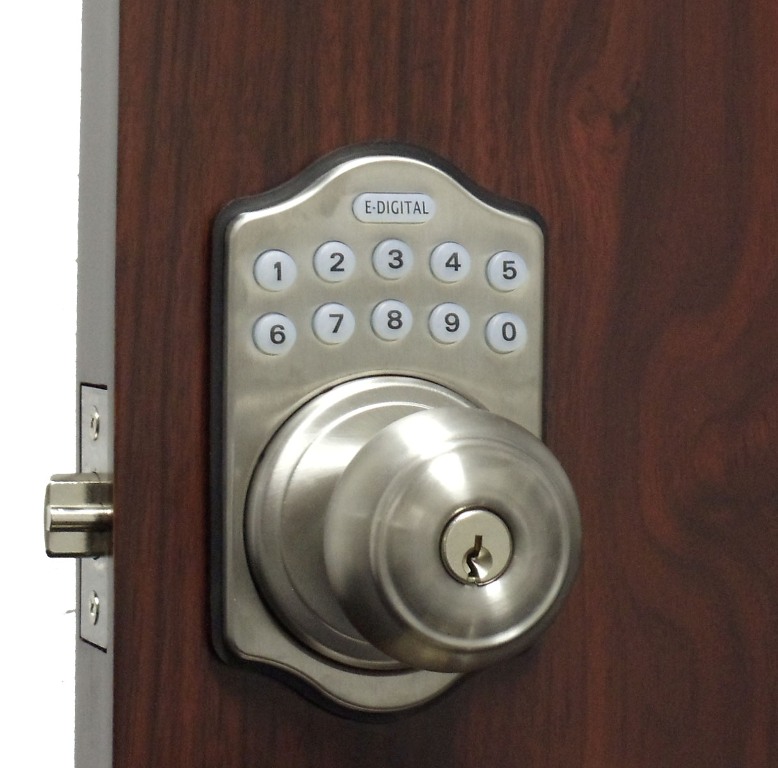 electronic door knobs photo - 8