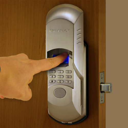 fingerprint door knob photo - 12