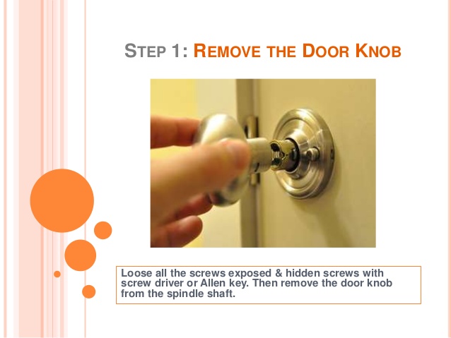 fixing loose door knob photo - 3