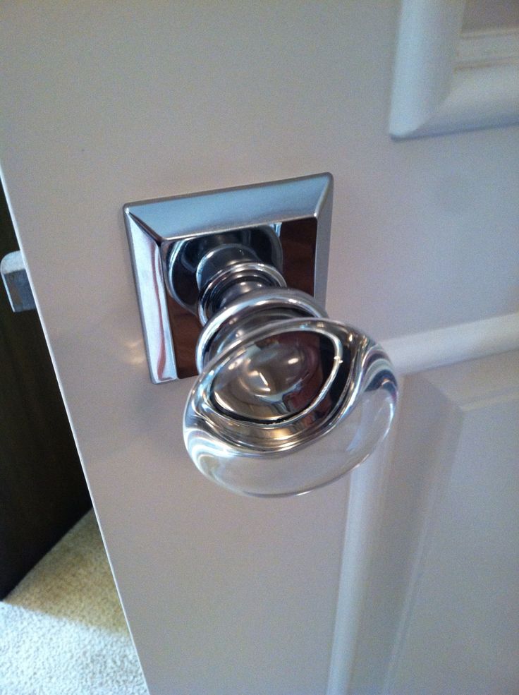 glass knob door hardware photo - 5