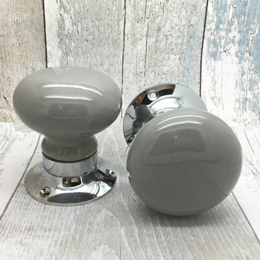 grey door knobs photo - 8