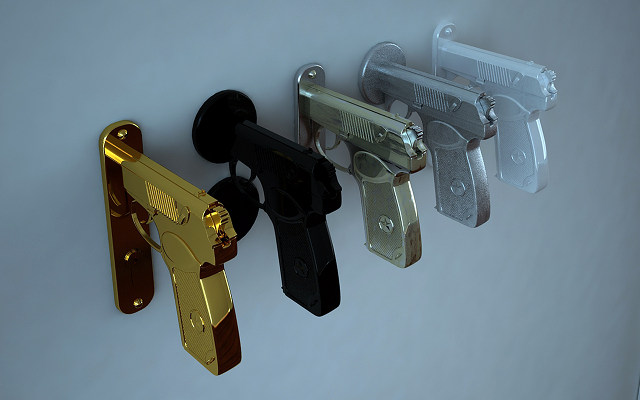 gun door knobs photo - 7